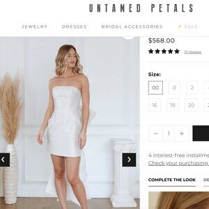 Untamed Petals "Frankie" mini dress